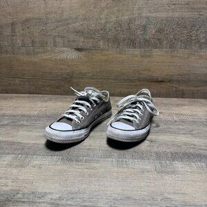 Converse Chuck Taylor All Star Grey Canvas Sneakers Women's Size 7